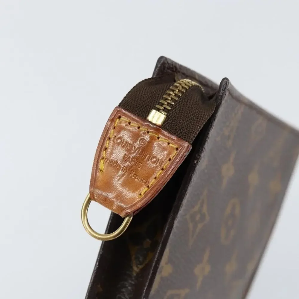 Louis Vuitton Monogram Bucket PM Accessory Pouch Brown